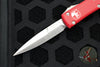 Microtech Ultratech- Bayonet Edge- Red Handle With Satin Plain Edge 120-4 RD