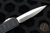 Microtech Ultratech II Stepped OTF Knife- Bayonet Edge- Black With Satin Part Serrated Blade 120II-5 S