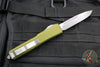 Microtech Ultratech OTF Knife- Single Edge- OD Green- Apocalyptic Blade 121-10 APOD