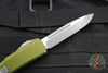 Microtech Ultratech OTF Knife- Single Edge- OD Green- Apocalyptic Blade 121-10 APOD