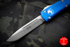 Microtech Ultratech OTF Knife- Single Edge- Blue With Stonewash Blade 121-10 BL