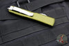 Microtech Ultratech OTF Knife- Single Edge- OD Green Handle- Stonewash Blade 121-10 OD