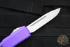 Microtech Ultratech OTF Knife- Single Edge- Purple Handle- Stonewash Plain Edge 121-10 PU