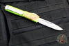 Microtech Ultratech OTF Knife- Single Edge- Zombietech Finished Handle- Stonewash Blade 121-10 Z