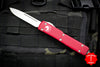 Microtech Ultratech Red Single Edge OTF Knife Stonewash Blade 121-10 RD