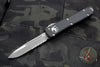 Microtech Ultratech OTF Knife- Single Edge- Black Handle- Apocalyptic Part Serrated Blade 121-11 AP