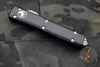 Microtech Ultratech OTF Knife- Single Edge- Black Handle- Apocalyptic Part Serrated Blade 121-11 AP