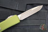 Microtech Ultratech OTF Knife- Single Edge- OD Green Handle- Bronze Apocalyptic Blade 121-13 APOD