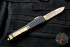 Microtech Ultratech Black Single Edge OTF Knife Bronze Apocalyptic Blade 121-13 AP
