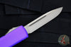 Microtech Ultratech OTF Knife- Single Edge- Purple Handle- Bronzed Finished Blade 121-13 PU