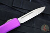 Microtech Ultratech OTF Knife- Single Edge- Violet Handle- Bronzed Finished Blade 121-13 VI
