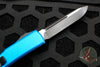 Microtech Ultratech OTF Knife- Single Edge- Blue Handle- Black Blade 121-1 BL