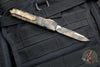 Microtech Ultratech OTF Knife- Single Edge- Coyote Camo Handle- Coyote Camo Finished Plain Blade 121-1 CCS