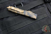 Microtech Ultratech OTF Knife- Single Edge- Coyote Camo Handle- Coyote Camo Finished Plain Blade 121-1 CCS
