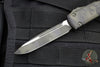 Microtech Ultratech OTF Knife- Single Edge- Olive Camo Handle- Olive Camo Finished Plain Blade 121-1 OCS