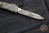 Microtech Ultratech OTF Knife- Single Edge- Olive Camo Handle- Olive Camo Finished Plain Blade 121-1 OCS