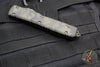 Microtech Ultratech OTF Knife- Single Edge- Olive Camo Handle- Olive Camo Finished Plain Blade 121-1 OCS
