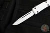 Microtech Stormtrooper Ultratech OTF Knife- Single Edge- White Handle- White Plain Edge Blade 121-1 STD