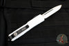 Microtech Stormtrooper Ultratech OTF Knife- Single Edge- White Handle- White Plain Edge Blade 121-1 STD