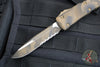 Microtech Ultratech OTF Knife- Single Edge- Coyote Camo Handle- Coyote Camo Finished Part Serrated Blade 121-2 CCS