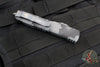 Microtech Ultratech OTF Knife- Single Edge- Urban Camo Handle- Urban Camo Finished Part Serrated Blade 121-2 UCS