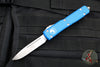 Microtech Ultratech Blue Single Edge SE OTF Knife Satin Blade 121-4 BL