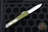 Microtech Ultratech OTF Knife- Single Edge- OD Green Handle- Satin Blade 121-4 OD