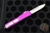 Microtech Ultratech OTF Knife- Single Edge- Violet Handle- Satin Blade 121-4 VI