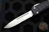 Microtech Ultratech II OTF Knife- Black With Satin Part Serrated Blade 121II-5 S