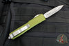 Microtech Ultratech OTF Knife- Double Edge- OD Green Handle- Apocalyptic Blade 122-10 APOD