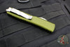Microtech Ultratech OTF Knife- Double Edge- OD Green Handle- Apocalyptic Blade 122-10 APOD