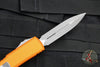 Microtech Ultratech OTF Knife- Double Edge- Orange Handle- Apocalyptic Blade 122-10 APOR