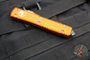 Microtech Ultratech OTF Knife- Double Edge- Orange Handle- Apocalyptic Blade 122-10 APOR