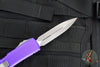 Microtech Ultratech OTF Knife- Double Edge- Purple Handle- Apocalyptic Finished Blade 122-10 APPU