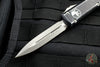 Microtech Ultratech Distressed Black Double Edge OTF Knife with Apocalyptic Blade 122-10 DBK