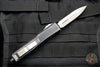 Microtech Ultratech Distressed Black Double Edge OTF Knife with Apocalyptic Blade 122-10 DBK