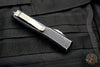 Microtech Ultratech Distressed Black Double Edge OTF Knife with Apocalyptic Blade 122-10 DBK