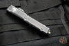 Microtech Ultratech Distressed Black Double Edge OTF Knife with Apocalyptic Blade 122-10 DBK