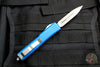 Microtech Ultratech OTF Knife- Double Edge- Distressed Blue- Apocalyptic Blade 122-10 DBL