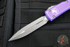Microtech Ultratech OTF Knife- Double Edge- Purple Handle- Apocalyptic Blade 122-10 DPU