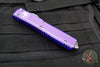 Microtech Ultratech OTF Knife- Double Edge- Purple Handle- Apocalyptic Blade 122-10 DPU