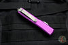 Microtech Ultratech Distressed Violet Double Edge OTF Knife with Apocalyptic Blade Apocalyptic Blade 122-10 DVI