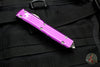 Microtech Ultratech Distressed Violet Double Edge OTF Knife with Apocalyptic Blade Apocalyptic Blade 122-10 DVI