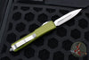 Microtech Ultratech OTF Knife- Double Edge- OD Green Handle- Stonewash Blade 122-10 OD