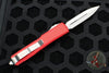 Microtech Ultratech Red Double Edge DE OTF Knife with Stonewash Blade 122-10 RD