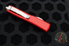 Microtech Ultratech Red Double Edge DE OTF Knife with Stonewash Blade 122-10 RD