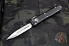 Microtech Ultratech OTF Knife- Double Edge- Black Handle- Stonewash Blade 122-10