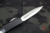 Microtech Ultratech OTF Knife- Double Edge- Black Handle- Stonewash Blade 122-10