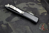 Microtech Ultratech OTF Knife- Double Edge- Black Handle- Stonewash Blade 122-10