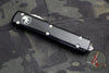 Microtech Ultratech OTF Knife- Double Edge- Black Handle- Stonewash Blade 122-10